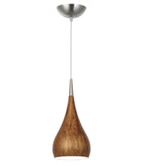 CLA Lighting Zara Bell Shaped Pendant Burl Wood