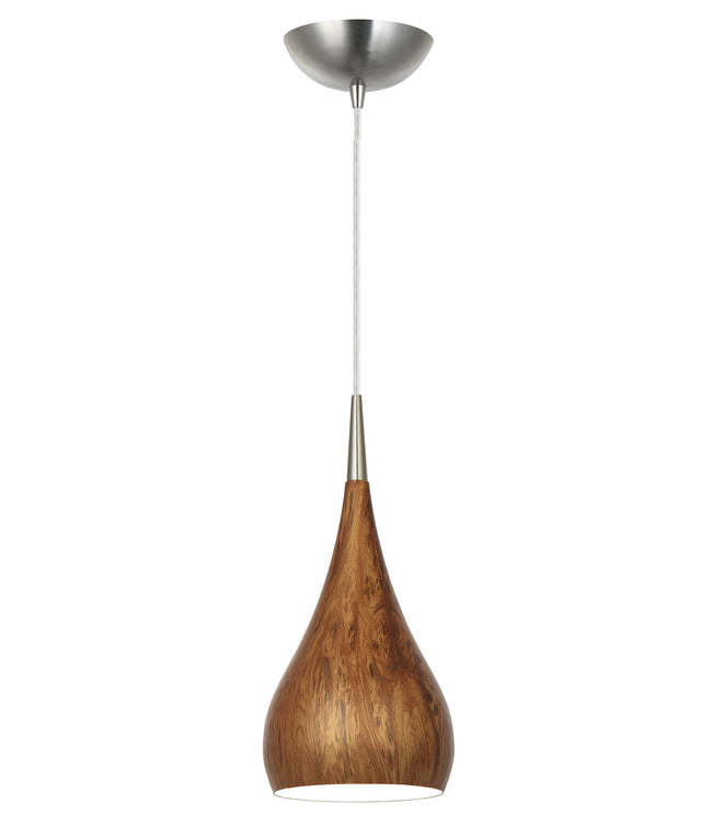 CLA Lighting Zara Bell Shaped Pendant Burl Wood