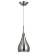 CLA Lighting Zara Bell Shaped Pendant Satin Nickel