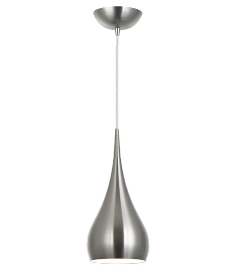 CLA Lighting Zara Bell Shaped Pendant Satin Nickel