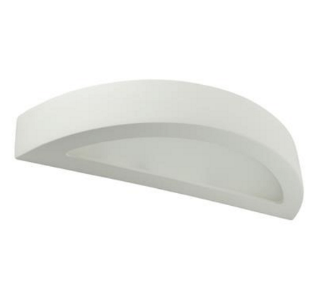 Wall Light Raw Ceramic w Frosted Glass in E27 in BF-8042 or BF-7603 Domus Lighting 
