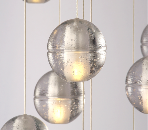 Replica Bocci LED Pendant Light 14.14 Clear Crystal