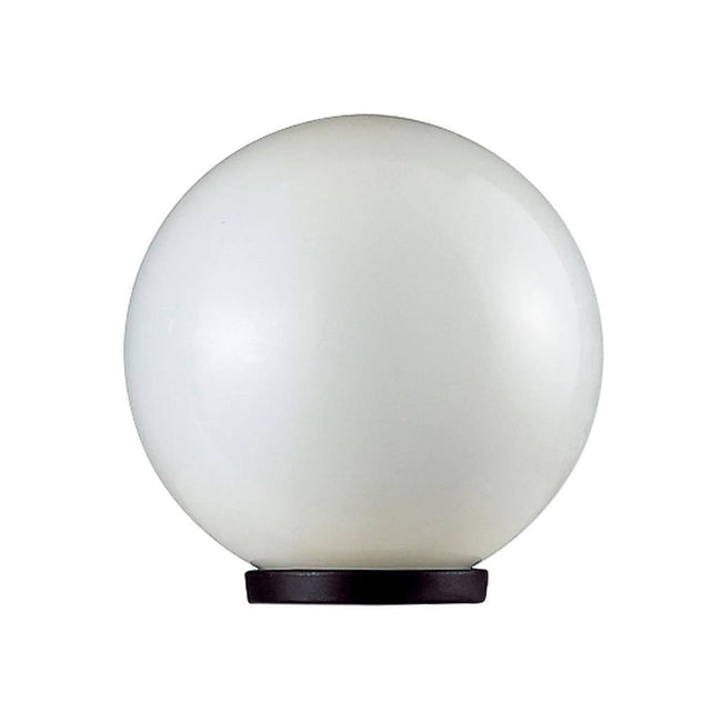 Post Bollard Top Light Opal or Smoke Sphere E27 in 20cm 25cm 30cm 40cm Domus Lighting | Alpha Lighting & Electrics 