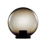 Post Bollard Top Light Opal or Smoke Sphere E27 in 20cm 25cm 30cm 40cm Domus Lighting | Alpha Lighting & Electrics 