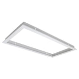 Domus Lighting TRIM-306 Rectangular Recessed Panel Trim - Satin White Trim 