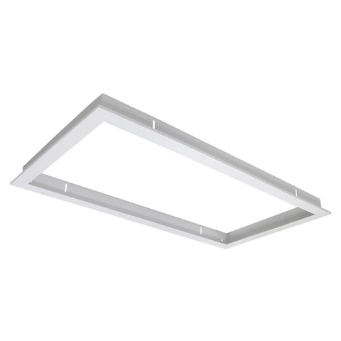 Domus Lighting TRIM-306 Rectangular Recessed Panel Trim - Satin White Trim 