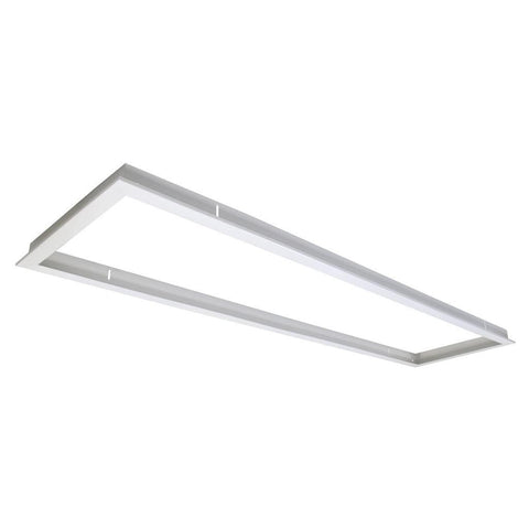 Domus Lighting TRIM-312 Rectangular Recessed Panel Trim - Satin White Trim 