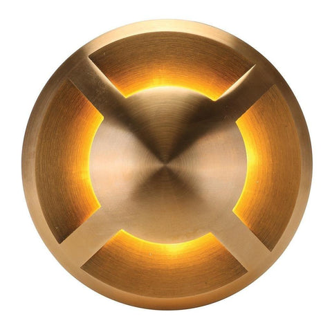 Domus Lighting Deka Round One-Way Cover to Suit Deka-Body - Anodised Aluminium or Solid Brass 