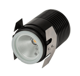 Domus Lighting Deka-Body Round 12V 3W LED Inground Light Black Body - 3000K or 5000K | Alpha Lighting & Electrics 