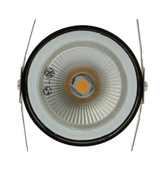 Domus Lighting Deka-Body Round 12V 3W LED Inground Light Black Body - 3000K or 5000K | Alpha Lighting & Electrics 