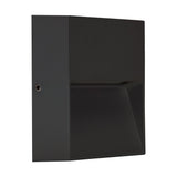 LED Step Light Outdoor Square Silver D-Grey or White in 3W 240V Zeke Mini in 3K or 5K Domus Lighting | Alpha Lighting & Electrics 