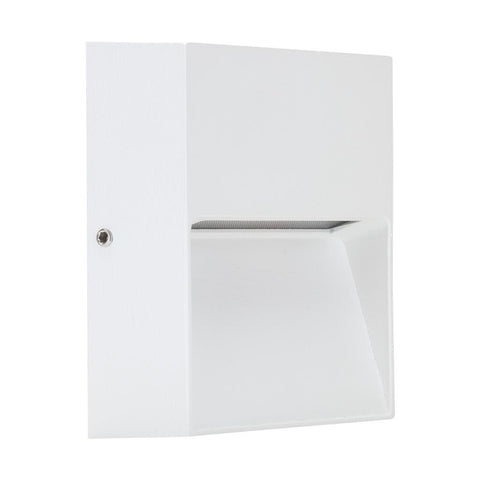 LED Step Light Outdoor Square Silver D-Grey or White in 3W 240V Zeke Mini in 3K or 5K Domus Lighting | Alpha Lighting & Electrics 