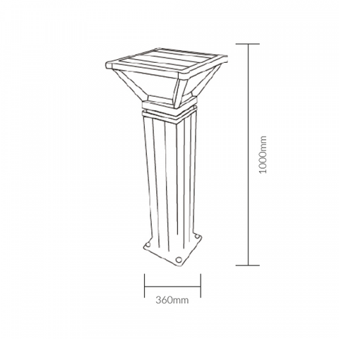 006 Series Solar Bollard