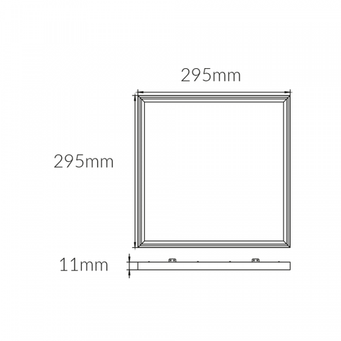 Vibe Lighting LED Panel 300x1200mm 28w Low Glare 4000K