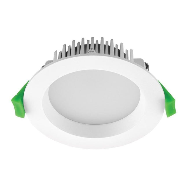 Domus Lighting DECO-13 Round 13W Dimmable LED Downlight - White Frame 