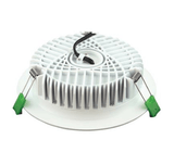 Domus Lighting DECO-20 Round 20W Dimmable LED Downlight - White Frame | Alpha Lighting & Electrics 