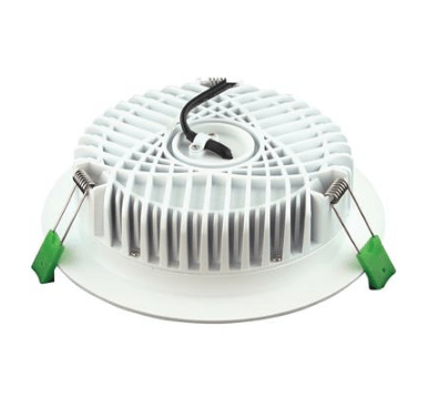 Domus Lighting DECO-20 Round 20W Dimmable LED Downlight - White Frame | Alpha Lighting & Electrics 