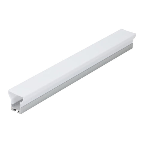 Mounting Profile in Aluminium w Opal Diffuser 100cm Bobby T Domus Lighting 
