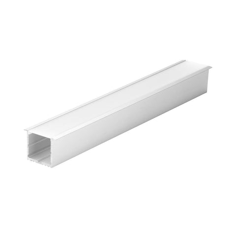 Mounted Profile Recessed Aluminium w Frost Diffuser 100cm Omega Domus Lighting 