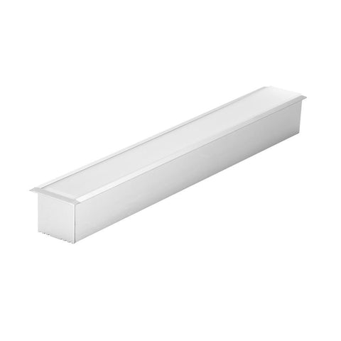 Mounted Profile Recessed Aluminium w Frost Diffuser 100cm Omega Domus Lighting 