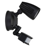 LED Spot Light Single Outdoor 15W in Black Silver or White in 5K Muro Domus Lighting | Alpha Lighting & Electrics 