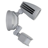 LED Spot Light Single Outdoor 15W in Black Silver or White in 5K Muro Domus Lighting | Alpha Lighting & Electrics 