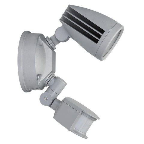 LED Spot Light Single Outdoor 15W in Black Silver or White in 5K Muro Domus Lighting | Alpha Lighting & Electrics 