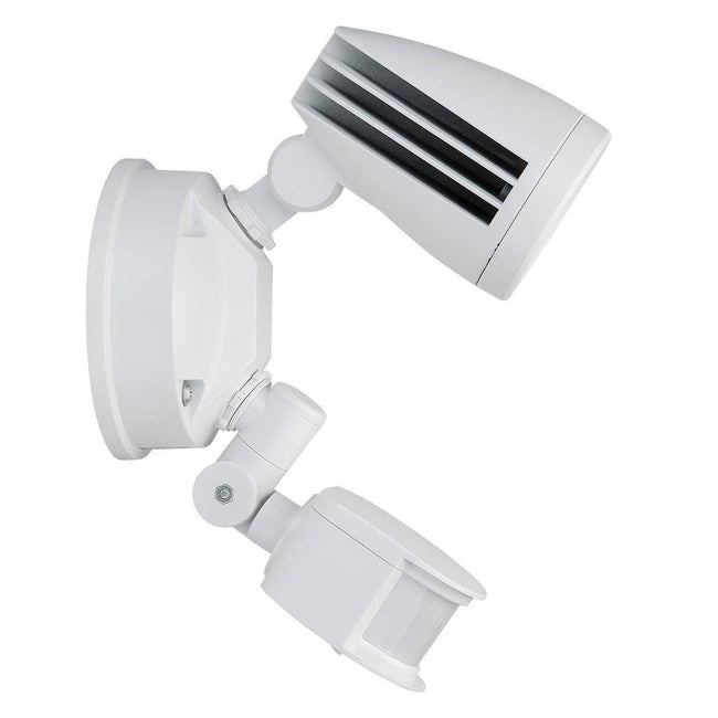 LED Spot Light Single Outdoor 15W in Black Silver or White in 5K Muro Domus Lighting | Alpha Lighting & Electrics 