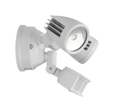 Domus Lighting MURO-30S Twin Head 30W LED Spotlight with Sensor - TRIO Tricolour | Alpha Lighting & Electrics 