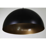 Helios Pendant Black, Black Gold or White Metal 50cm She Lights - Alpha Lighting & Electrics 