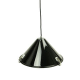 Melete Pendant in Aluminium Black or White Metal 40cm She Lights | Alpha Lighting & Electrics 