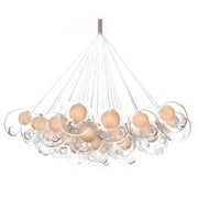 Replica Bocci Chandelier Light Round 28.37 Clear Glass 