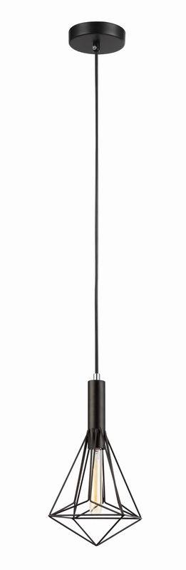 CLA Lighting Black Cage Large Diamond Pendant 