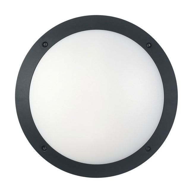 CLA Lighting LED Bulkhead 12W Round Light in Black and White 