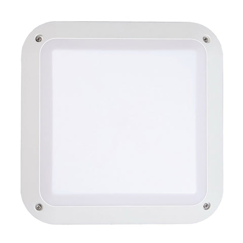 CLA Lighting LED Bulkhead 12W Square Light in Black and White 