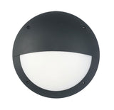 CLA Lighting LED Bulkhead 12W Round Eyelid Light in Black and White 