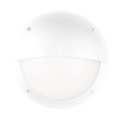 CLA Lighting LED Bulkhead 12W Round Eyelid Light in Black and White 