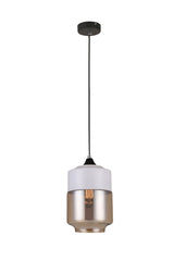 CLA Lighting Casa Amber Glass Jar Pendant 