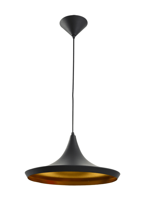 CLA Lighting Caviar Matt Black Modern Metal Pendant 