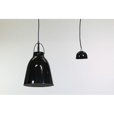 Cilla Glossy Black Pendant Light She Lights | Alpha Lighting & Electrics 