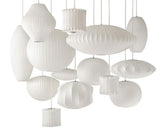 George Nelson Bubble Lamp Ball Pendant Light White 50cm - Alpha Lighting & Electrics 
