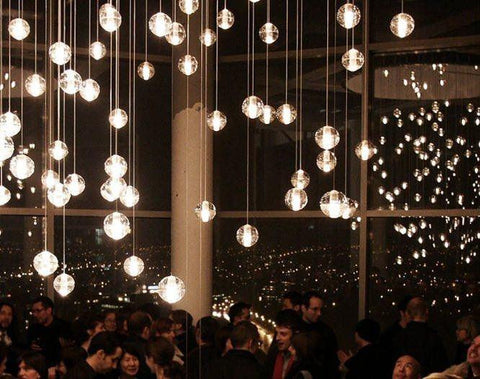 Bocci LED Pendant Light 14.26 Clear Crystal - Alpha Lighting & Electrics 