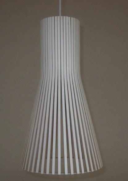 Secto Design Seppo Koho Secto 4200 Pendant Lamp in Black Natural or White - Alpha Lighting & Electrics 