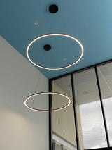 Architectural LED Single Ring Pendant Light 120cm