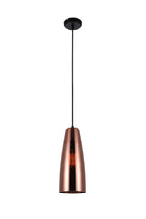 CLA Lighting Lamina Copper Coloured Glass Pendant 