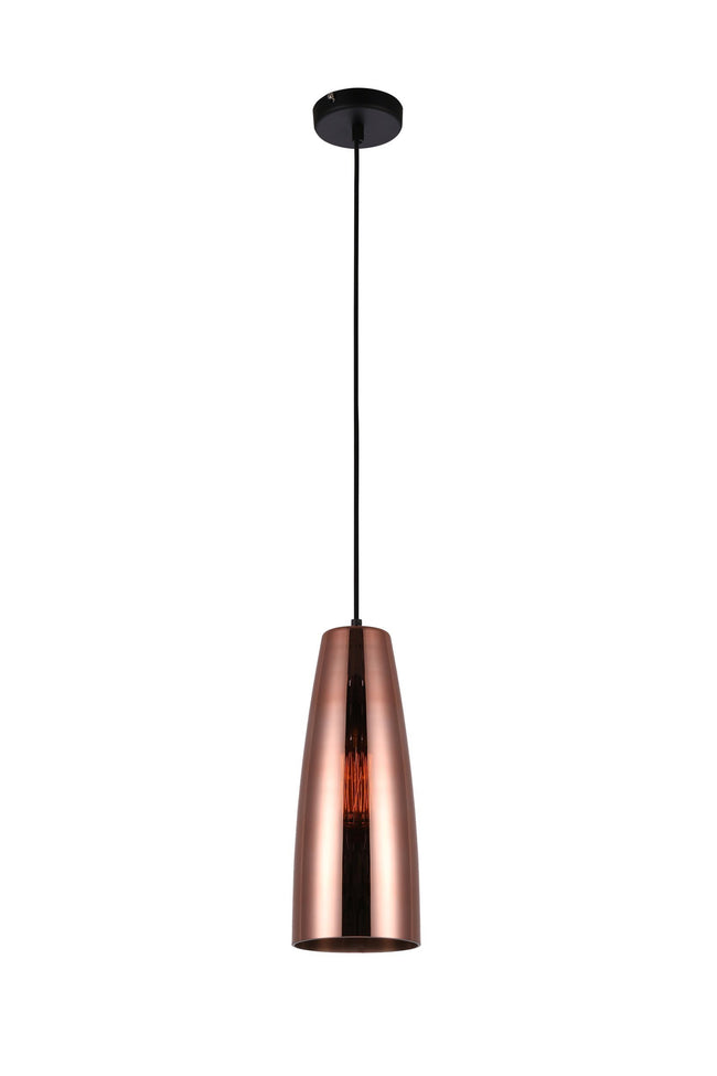 CLA Lighting Lamina Copper Coloured Glass Pendant 