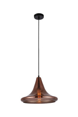 CLA Lighting Lamina Copper Coloured Glass Pendant 