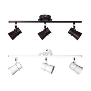 LED Spot Light Triple Adjustable in Bronze or White 50cm Yarra Oriel Lighting - Alpha Lighting & Electrics 