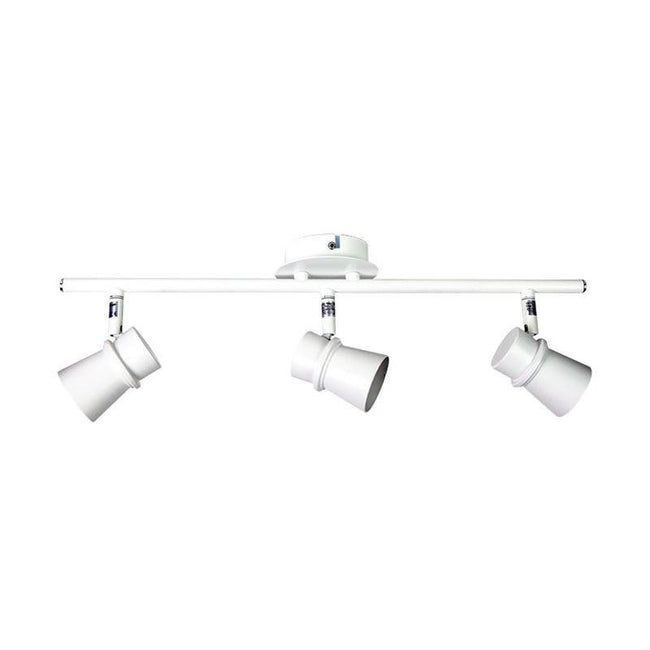 LED Spot Light Triple Adjustable in Bronze or White 50cm Yarra Oriel Lighting - Alpha Lighting & Electrics 