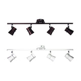 LED Spot Light Quad Adjustable in Bronze or White 70cm Yarra Oriel Lighting - Alpha Lighting & Electrics 